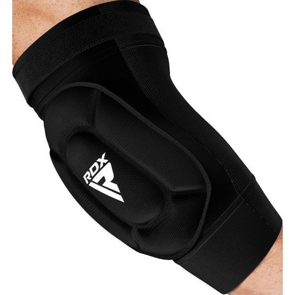 Налокітники спортивні RDX Hosiery Elbow Foam Black/White S HYP-EBW-S фото