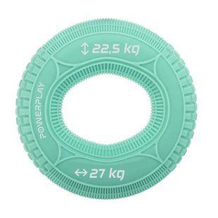 Еспандер кистьовий силіконовий PowerPlay PP-4330 Hand Grip Loops Medium 22.5-27 кг. М'ятний PP_4330_Mint_(22.5-27kg) фото