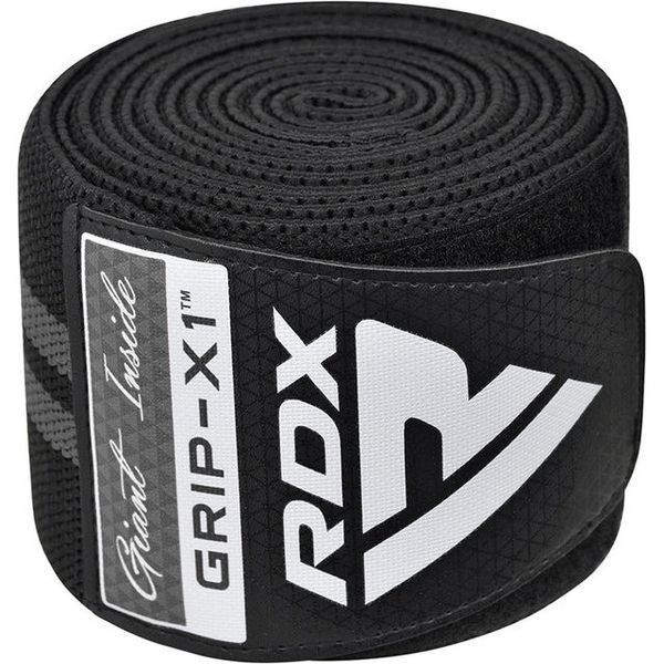 Бинти на коліна RDX KR11 GYM Knee Wrap Black/Grey WAH-KR11BG фото