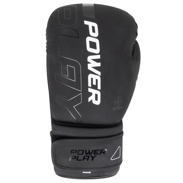 Боксерські рукавиці PowerPlay 3024 Ultra Mat Чорно-Білі 14 унцій PP_3024_14oz_Bl/White фото