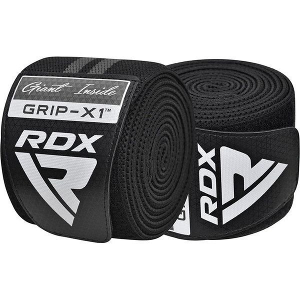 Бинти на коліна RDX KR11 GYM Knee Wrap Black/Grey WAH-KR11BG фото