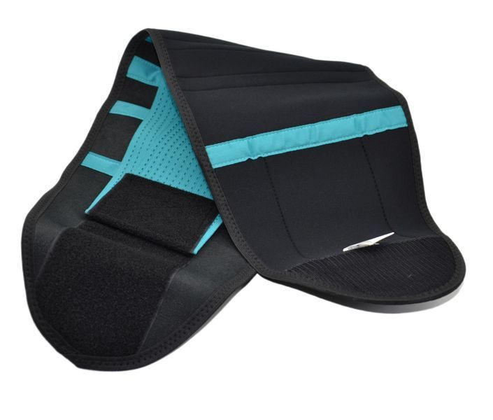 Пояс компресійний MadMax MFA-277 Slimming belt Black/turquoise M MFA-277-TRQ_M фото