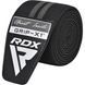 Бинти на коліна RDX KR11 GYM Knee Wrap Black/Grey WAH-KR11BG фото 3
