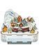 Конструктор 3D міні-будинок Tonecheer Snow Train TQ058 TQ058 фото 1