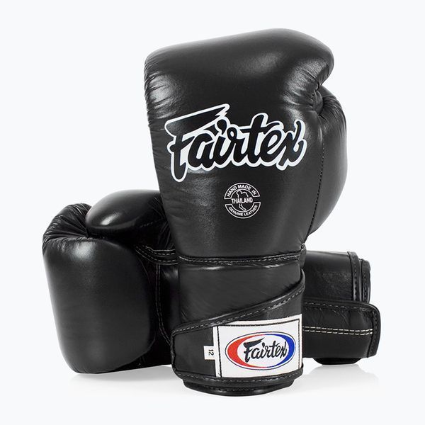Боксерські рукавиці Fairtex BGV6 Black 10 унцій (бинти в комплекті) BGV6_10oz_Black фото