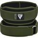 Пояс для важкої атлетики RDX RX5 Double Belt неопреновий Army Green S WBD-RX5AG-S фото 1