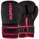 Боксерські рукавиці PowerPlay 3024 Ultra Mat Чорно-Рожеві 8 унцій PP_3024_8oz_Bl/Pink фото 1