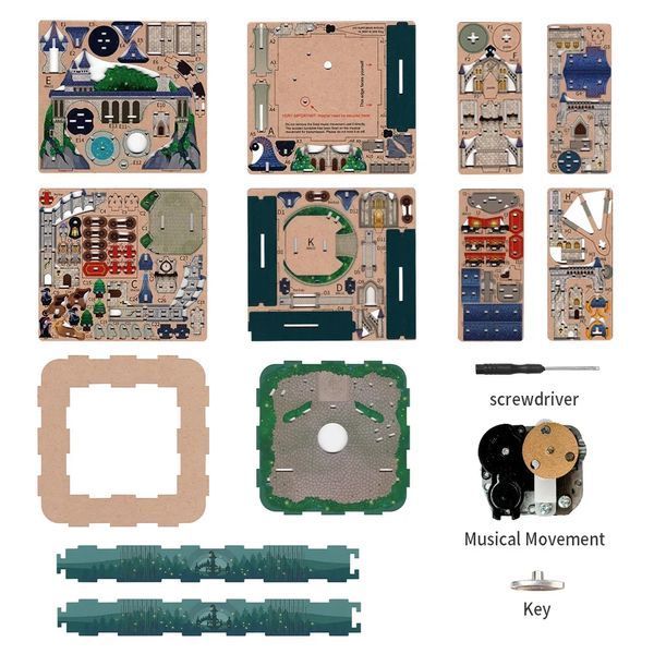 Конструктор 3D міні-будинок Tonecheer Magical Castle TQ064 TQ064 фото
