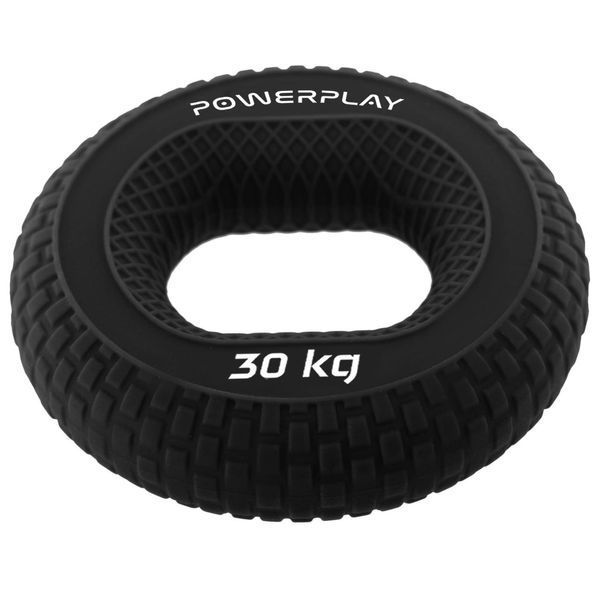 Еспандер кистьовий силіконовий PowerPlay PP-4333 Hand Grip Hard 30 кг. Чорний PP_4333_Black_30kg фото