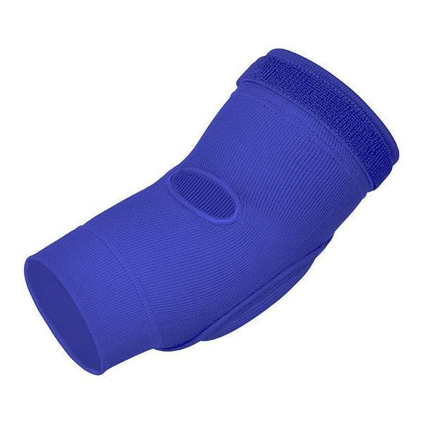 Налокітники спортивні RDX Hosiery Elbow Foam Blue/White L HYP-EUW-L фото