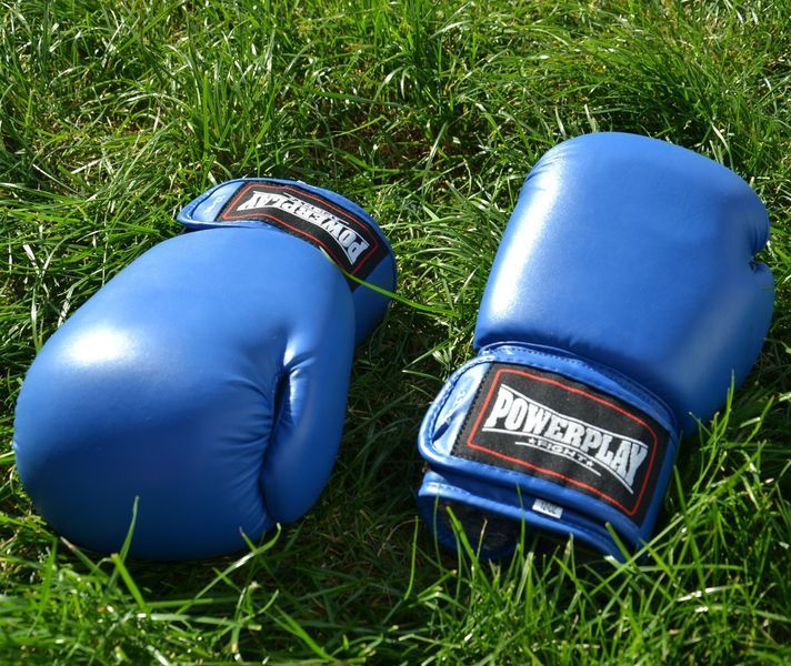 Боксерські рукавиці PowerPlay 3004 Classic Сині 16 унцій PP_3004_16oz_Blue фото