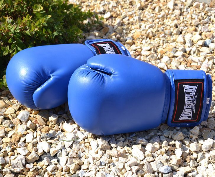 Боксерські рукавиці PowerPlay 3004 Classic Сині 16 унцій PP_3004_16oz_Blue фото