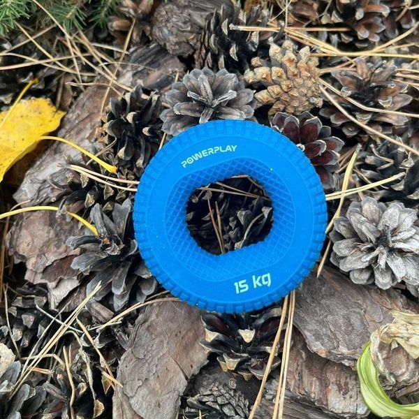 Еспандер кистьовий силіконовий PowerPlay PP-4333 Hand Grip Light 15 кг. Синій PP_4333_Blue_15kg фото