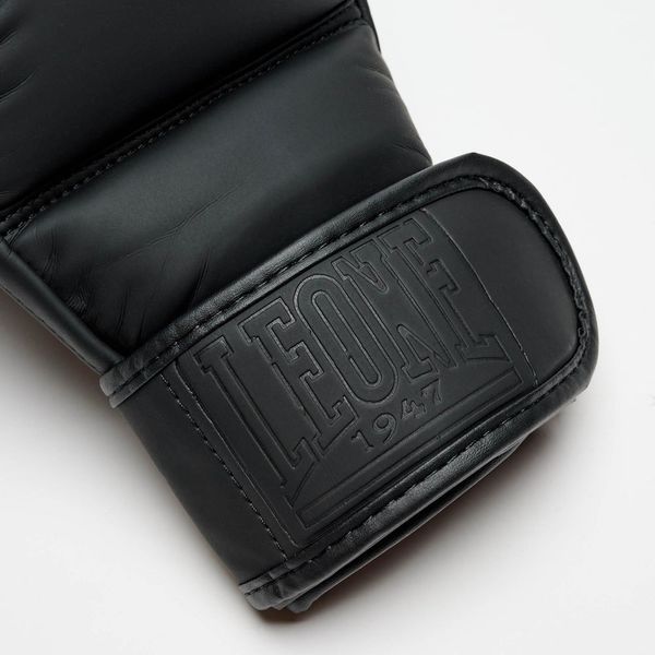 Рукавиці греплінгові для ММА Leone BLACK Edition M (капа в комплекті) GP121_Black_M фото