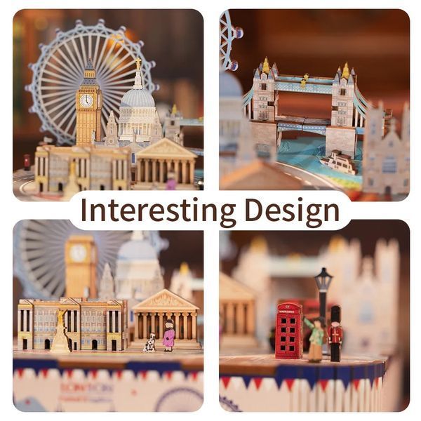 Конструктор 3D міні-будинок Tonecheer London TQ066 TQ066 фото