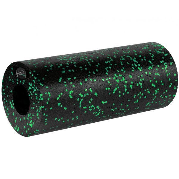 Масажний ролик (роллер) гладкий PowerPlay PP-4348 2 in 1 EPP Foam Roller Чорно/Зелений (33x14см.) PP_4348_Green_(33*14) фото