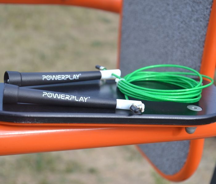 Скакалка швидкісна PowerPlay 4202 Ultra Speed Rope Зелена (2,9m.) PP_4202_Green фото