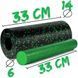 Масажний ролик (роллер) гладкий PowerPlay PP-4348 2 in 1 EPP Foam Roller Чорно/Зелений (33x14см.) PP_4348_Green_(33*14) фото 10