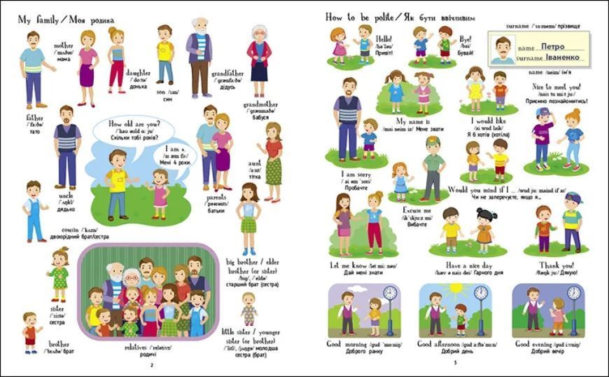 English for kids: Книжка англійських слів у малюнках 10311019663 фото
