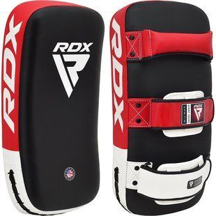 Пади для тайського боксу RDX T1 Curved Thai Kick Pad Red (1 шт.) APR-T1R фото