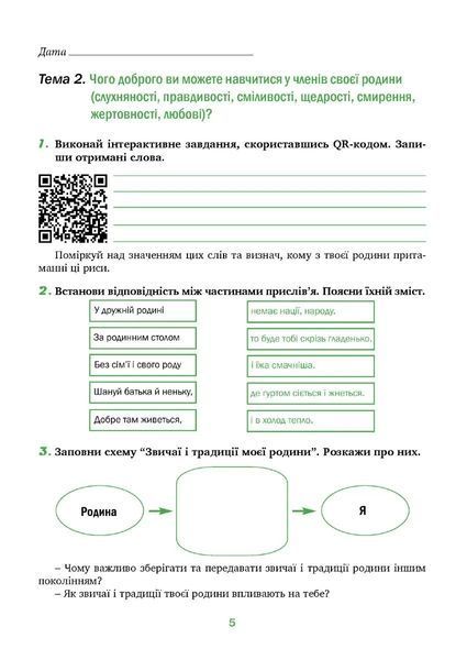 Духовність і мораль в житті людини і суспільства. Зошит для 6 класу 10311021655 фото