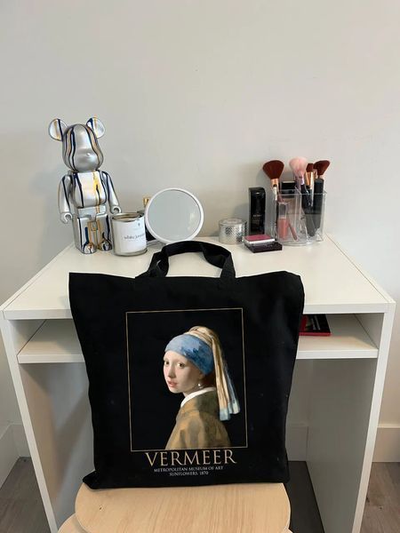 Екошопер чоний VERMEER Дівчина з перловою сережкою 10311024993 фото