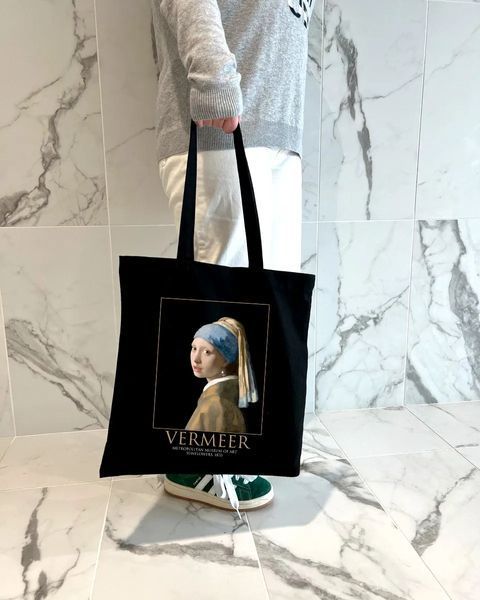 Екошопер чоний VERMEER Дівчина з перловою сережкою 10311024993 фото