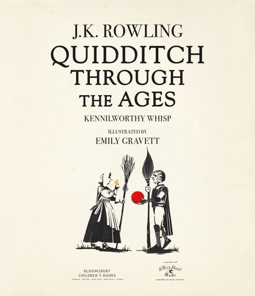 Quidditch Through the Ages Illustrated Edition 10311023559 фото