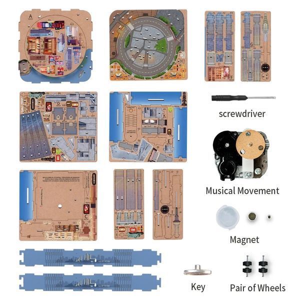 Конструктор 3D міні-будинок Tonecheer New York TQ067 TQ067 фото