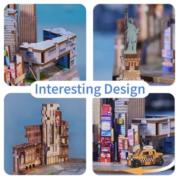 Конструктор 3D міні-будинок Tonecheer New York TQ067 TQ067 фото