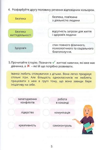 Здоровʼя, безпека та добробут. Зошит-практикум. 6 клас (інтегрований курс) 10311021567 фото