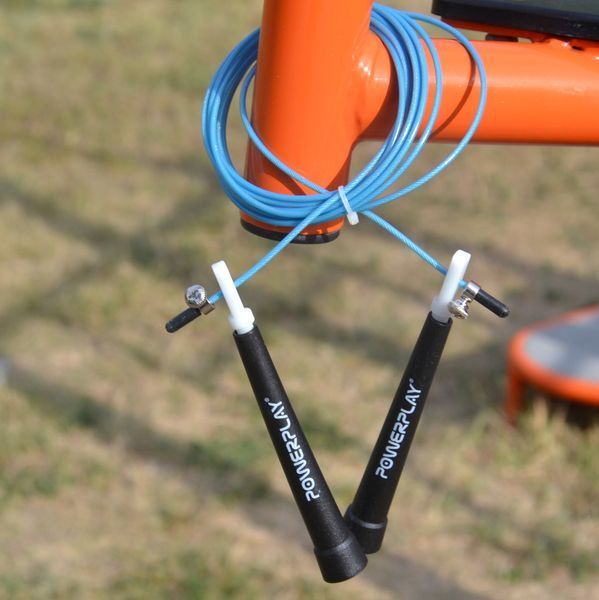 Скакалка швидкісна PowerPlay 4202 Ultra Speed Rope Бірюзова (2,9m.) PP_4202_Cyan фото
