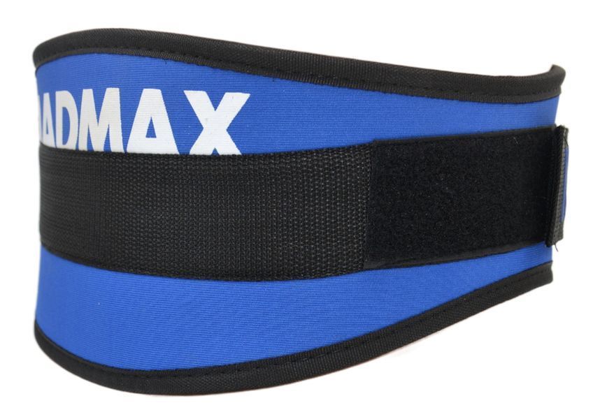 Пояс для важкої атлетики MadMax MFB-421 Simply the Best неопреновий Blue XS MFB-421-BLU_XS фото