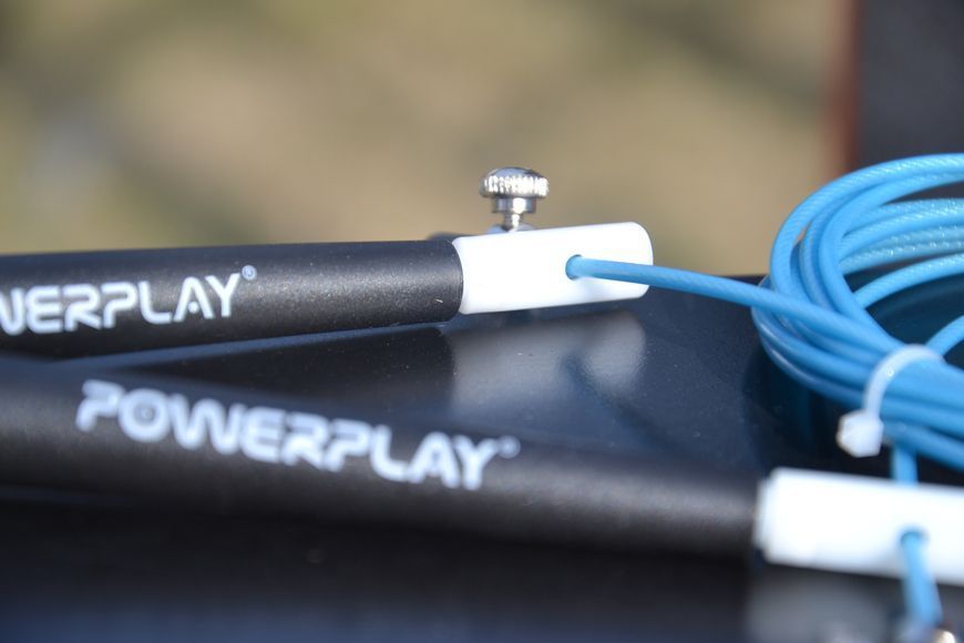 Скакалка швидкісна PowerPlay 4202 Ultra Speed Rope Бірюзова (2,9m.) PP_4202_Cyan фото