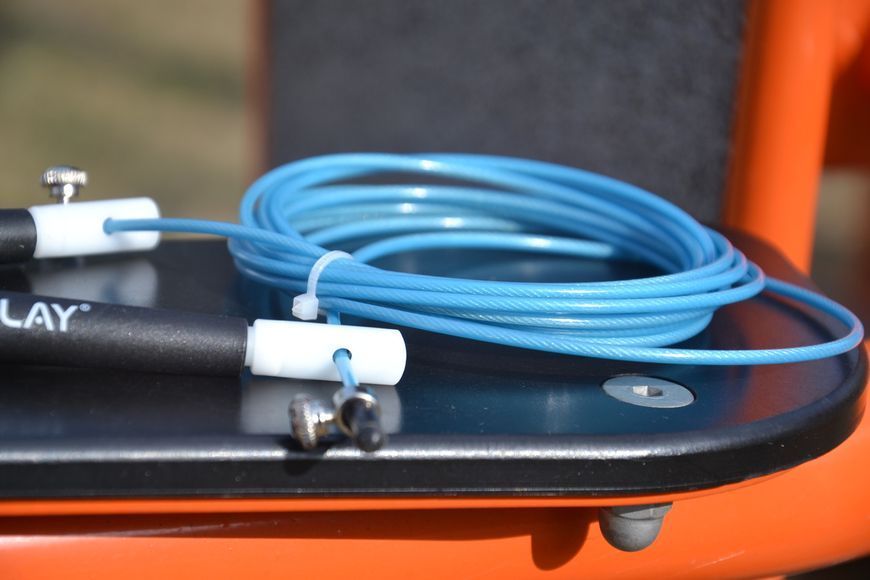 Скакалка швидкісна PowerPlay 4202 Ultra Speed Rope Бірюзова (2,9m.) PP_4202_Cyan фото