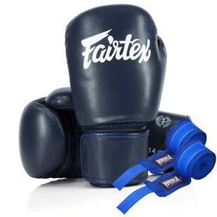 Боксерські рукавиці Fairtex BGV27 Blue 14 унцій (бинти в комплекті) BGV27_14oz_Blue фото