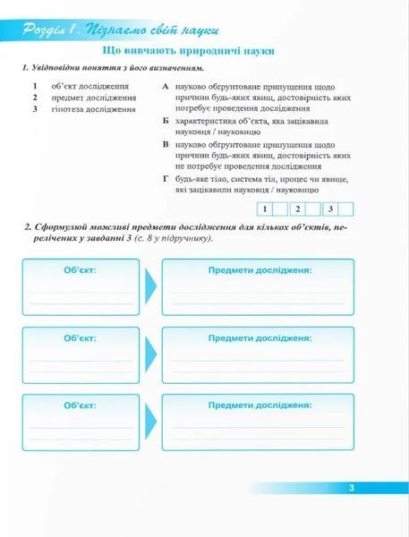 Пізнаємо природу. Робочий зошит. 6 клас (до підруч. Д. Біди) 10311021513 фото