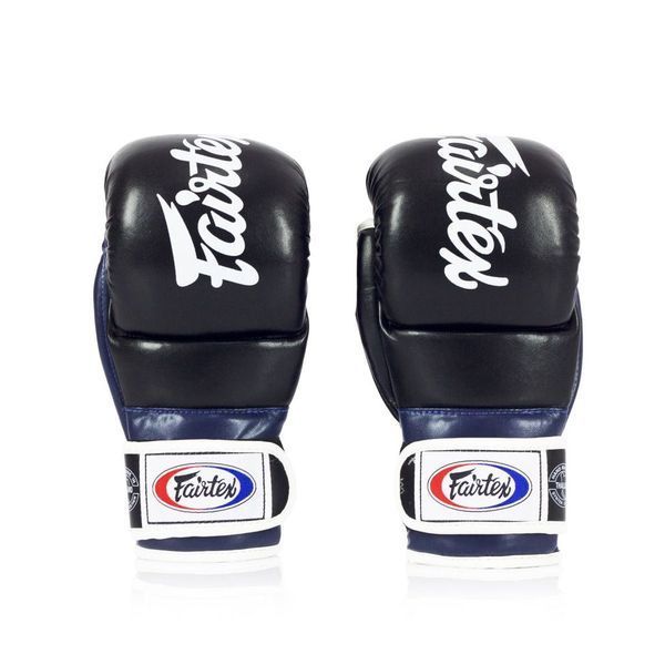 Рукавиці греплінгові для ММА Fairtex FGV18 Black/Blue XL FGV18_XL_Black/Blue фото