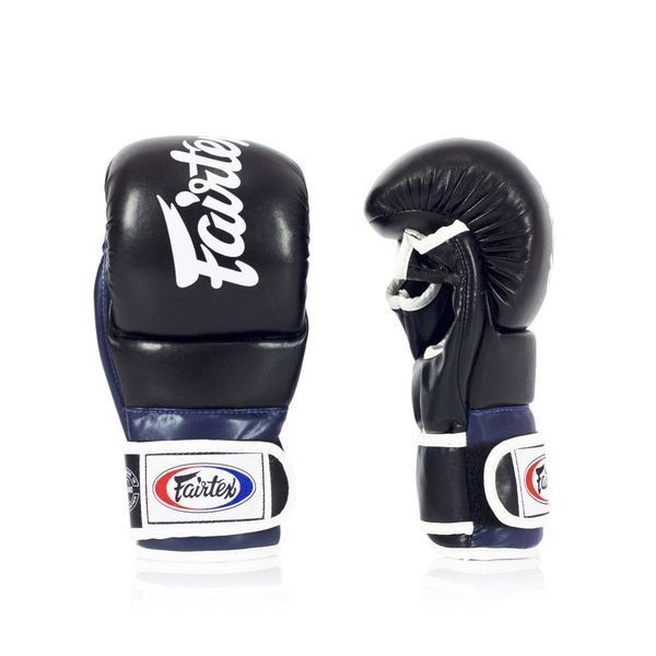 Рукавиці греплінгові для ММА Fairtex FGV18 Black/Blue XL FGV18_XL_Black/Blue фото