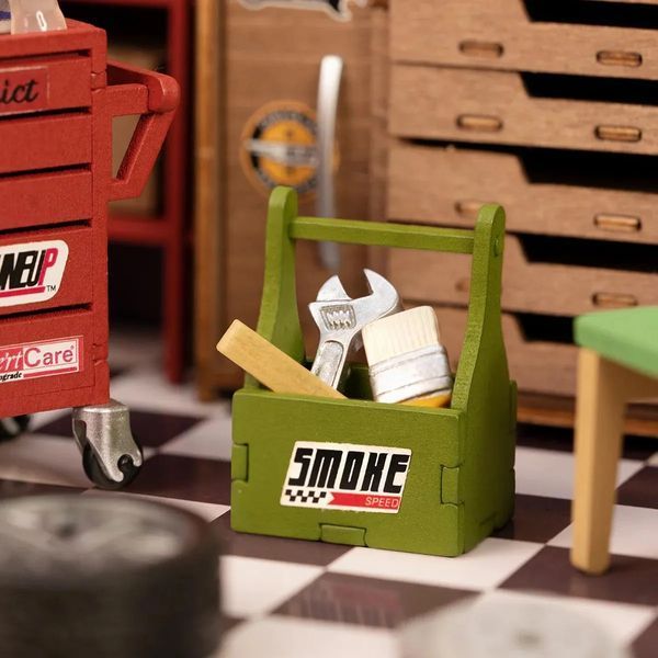 Конструктор 3D міні-будинок Robotime Rolife Garage Workshop DG165 DG165 фото