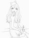 Розмальовка #girls#fashion#cats 1031162447 фото 8