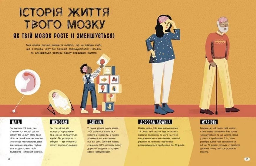 Дивовижний мозок. Ця книжка повна мізків: усілякі мізки та як вони працюють 10311018057 фото