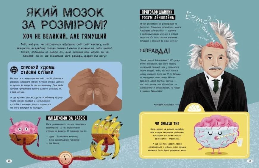 Дивовижний мозок. Ця книжка повна мізків: усілякі мізки та як вони працюють 10311018057 фото
