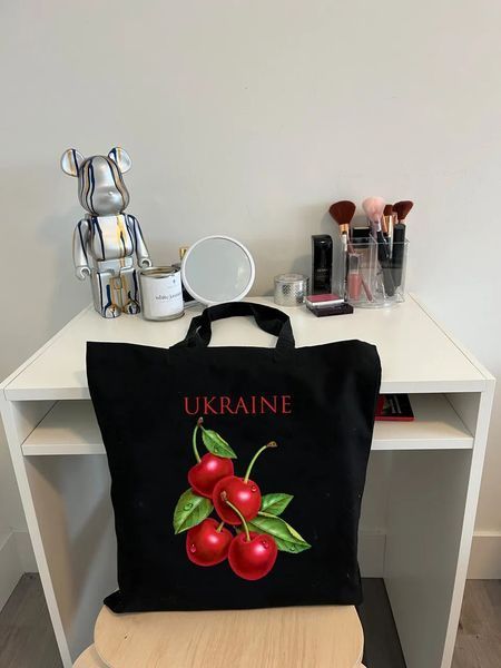 Екошопер чорний Ukraine Вишенька 10311025125 фото