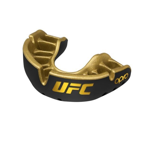 Капа OPRO Gold UFC дитяча (вік до 10р.) Black/Gold (art.102517001) Gold_Jr_UFC_Black/Gold фото