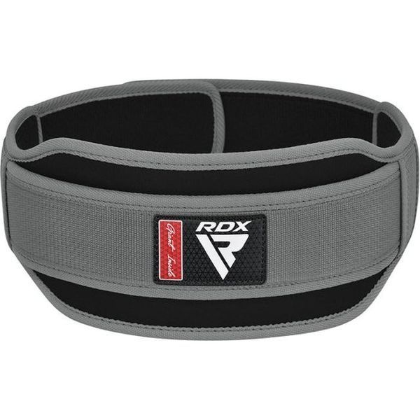 Пояс для важкої атлетики RDX RX5 Double Belt неопреновий Grey M WBD-RX5G-M фото