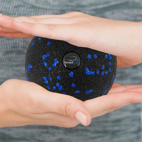 Масажний м'яч PowerPlay PP-4350 Epp Massage Ball (d8) Чорно/Синій PP-4350_Blue_d8 фото
