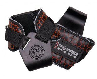 Гаки для тяги на зап'ястя Power System PS-3360 Hooks V2 Black/Red XL PS_3360_Black/Red XL фото