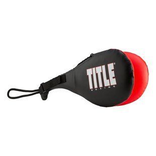 Ракетка для таеквондо (хлопушка) TITLE Boxing Duo Target Training Paddle Black/Red DTTP фото