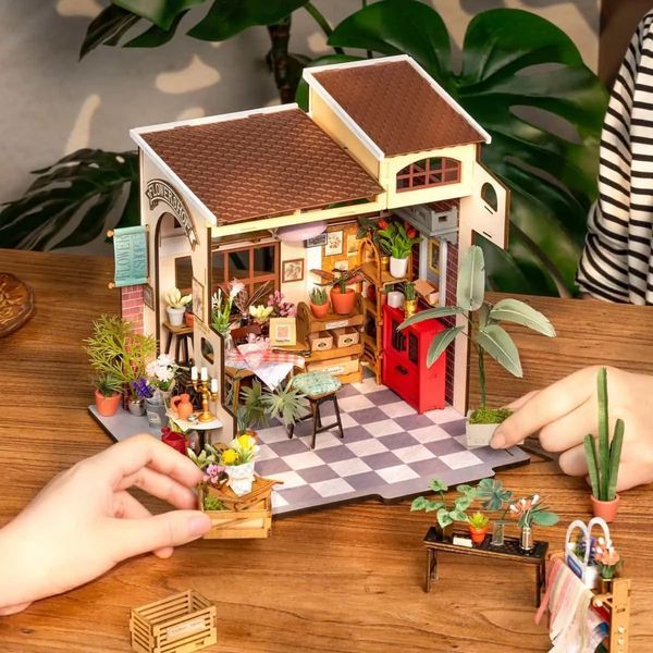 Конструктор 3D міні-будинок Robotime Rolife Emily&rsquo;s Flower Shop DG145 DG145 фото